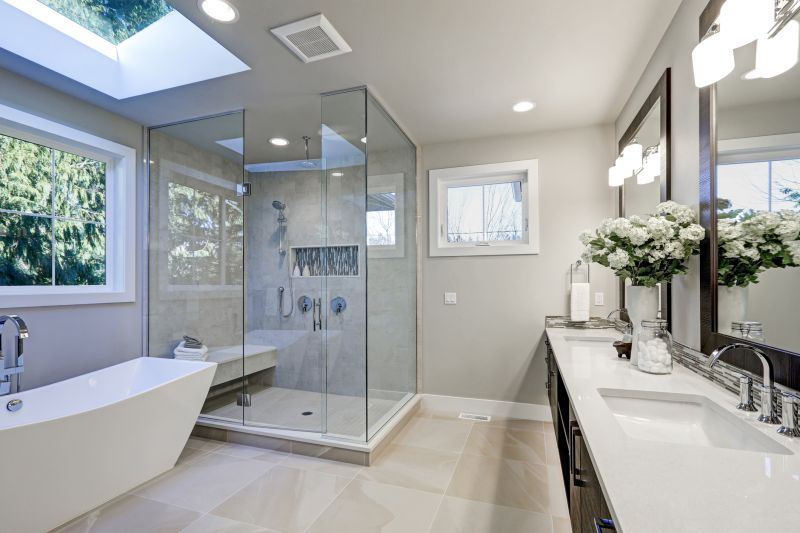 Contemporary Tub and Shower Combo