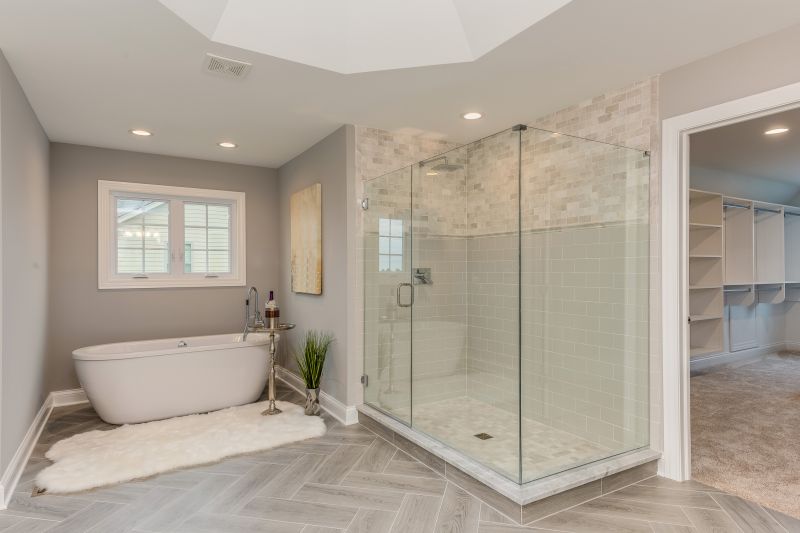 Modern Bathroom with Glass Shower